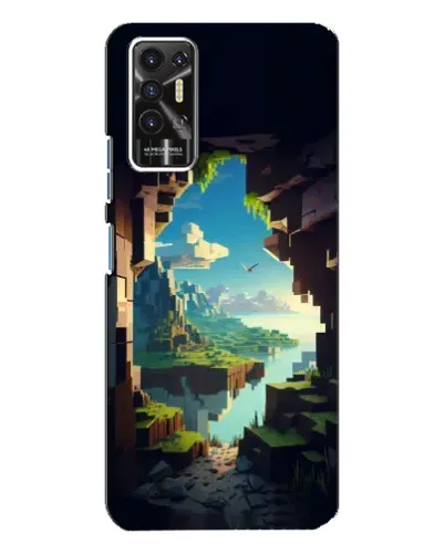 Чохол для TECNO Pova 2 (LE7n) з картинкою «Вид з печери»