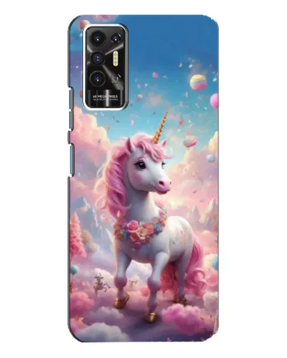 Чехол для TECNO Pova 2 (LE7n) с картинкой «Единорог среди облаков» Чехол для TECNO Pova 2 (LE7n) с картинкой «Единорог среди облаков»