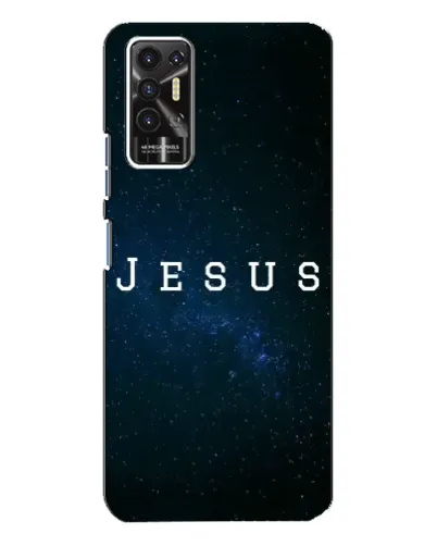 Чехол для TECNO Pova 2 (LE7n) с картинкой «Звездное небо Jesus»