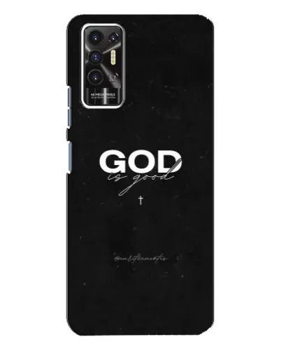 Чехол для TECNO Pova 2 (LE7n) с картинкой «GOD — Бог над всем»