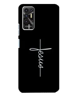 Чехол для TECNO Pova 2 (LE7n) с картинкой «Тонкая линия веры»