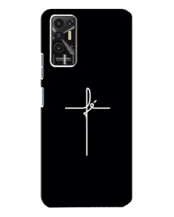 Чехол для TECNO Pova 2 (LE7n) с картинкой «Тонкий крест»