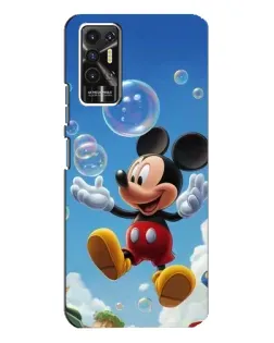 Чохол для TECNO Pova 2 (LE7n) з картинкою «Mickey та мильні бульбашки»