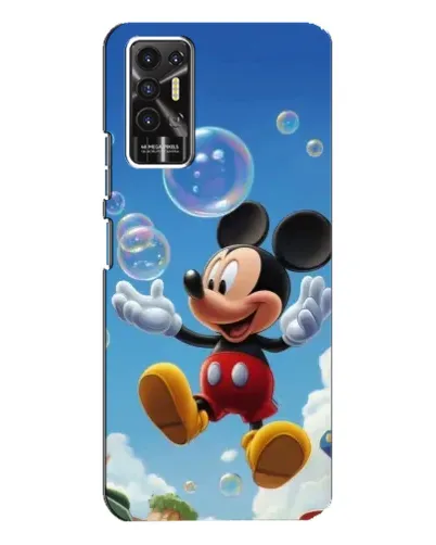 Чохол для TECNO Pova 2 (LE7n) з картинкою «Mickey та мильні бульбашки»
