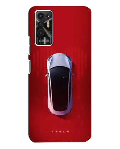 Чохол для TECNO Pova 2 (LE7n) з картинкою «Tesla Top View»