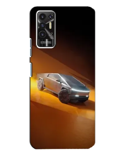Чохол для TECNO Pova 2 (LE7n) з картинкою «Cybertruck у пустелі»