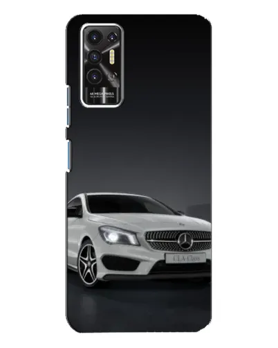 Чехол для TECNO Pova 2 (LE7n) с картинкой «Mercedes AMG GT Silver»