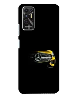 Чехол для TECNO Pova 2 (LE7n) с картинкой «Mercedes — ретро стиль»