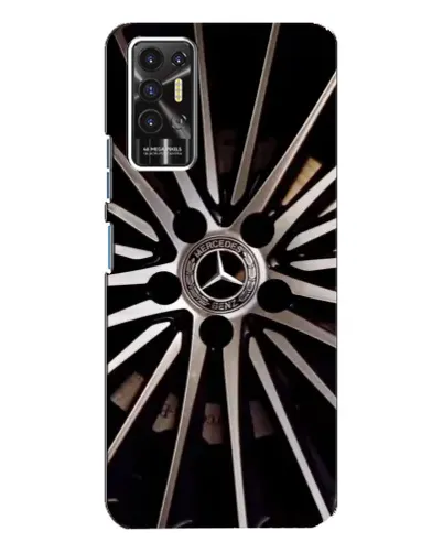 Чехол для TECNO Pova 2 (LE7n) с картинкой «Диск Mercedes»