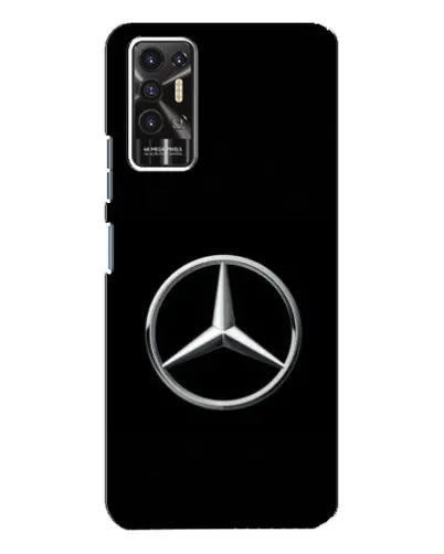 Чехол для TECNO Pova 2 (LE7n) с картинкой «Mercedes классический лого»