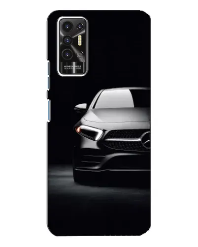 Чехол для TECNO Pova 2 (LE7n) с картинкой «Свет фар Mercedes»