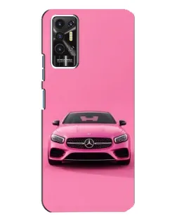 Чохол для TECNO Pova 2 (LE7n) з картинкою «Рожевий Mercedes AMG»
