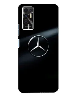 Чохол для TECNO Pova 2 (LE7n) з картинкою «Mercedes на металі»