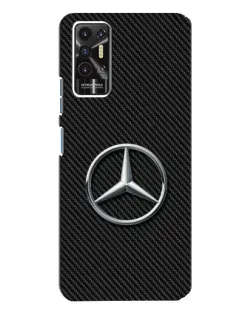 Чохол для TECNO Pova 2 (LE7n) з картинкою «Карбоновий Mercedes стиль»