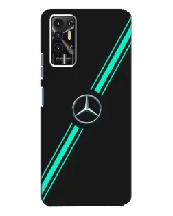 Чохол для TECNO Pova 2 (LE7n) з картинкою «Спортивні лінії Mercedes»
