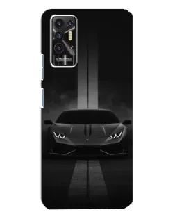 Чохол для TECNO Pova 2 (LE7n) з картинкою «Lamborghini симетрія доріг»
