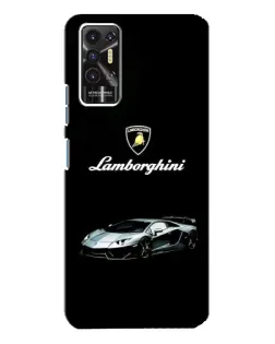 Чохол для TECNO Pova 2 (LE7n) з картинкою «Логотип Lamborghini класика»