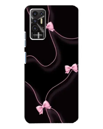 Чехол для TECNO Pova 2 (LE7n) с картинкой «Розовые ленты»