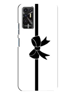 Чехол для TECNO Pova 2 (LE7n) с картинкой «Вертикальный бант»