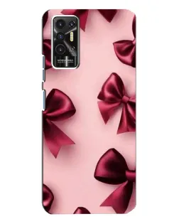 Чехол для TECNO Pova 2 (LE7n) с картинкой «Бордовый атлас»