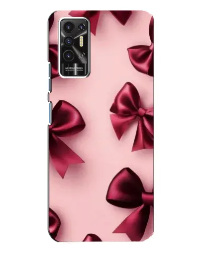 Чехол для TECNO Pova 2 (LE7n) с картинкой «Бордовый атлас»