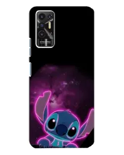 Чохол для TECNO Pova 2 (LE7n) з картинкою «Неоновий Stitch»