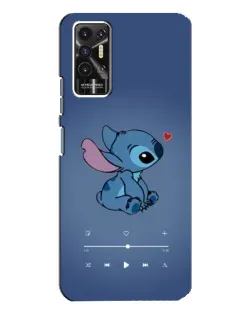 Чохол для TECNO Pova 2 (LE7n) з картинкою «Музичний Stitch»