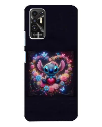 Чохол для TECNO Pova 2 (LE7n) з картинкою «Stitch у квітах» Чохол для TECNO Pova 2 (LE7n) з картинкою «Stitch у квітах»