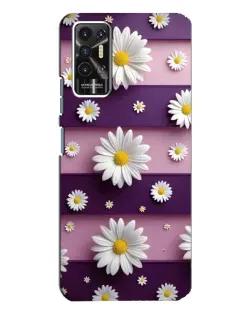 Чохол для TECNO Pova 2 (LE7n) з картинкою «Ромашки на фіолетовому» Чохол для TECNO Pova 2 (LE7n) з картинкою «Ромашки на фіолетовому»