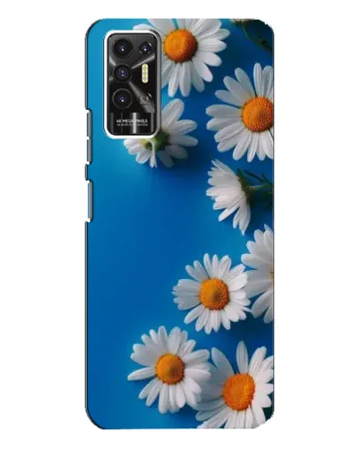 Чехол для TECNO Pova 2 (LE7n) с картинкой «Белоснежные маргаритки»