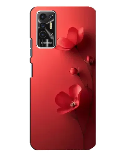 Чехол для TECNO Pova 2 (LE7n) с картинкой «Маковые соцветия»