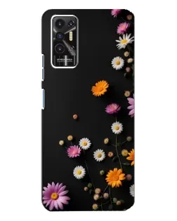 Чехол для TECNO Pova 2 (LE7n) с картинкой «Цветочная композиция»