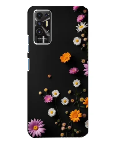 Чехол для TECNO Pova 2 (LE7n) с картинкой «Цветочная композиция»