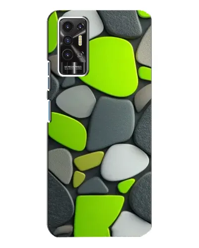 Чохол для TECNO Pova 2 (LE7n) з картинкою «Яскрава неонова галька»