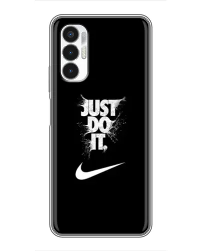 Чехол для TECNO POVA 3 (LF7n) с картинкой «Текстовый принт Nike»