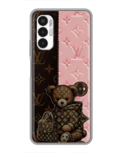 Чехол для TECNO POVA 3 (LF7n) с картинкой «Мишка в стиле LV» Чехол для TECNO POVA 3 (LF7n) с картинкой «Мишка в стиле LV»