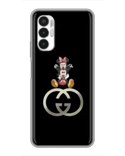 Чехол для TECNO POVA 3 (LF7n) с картинкой «Минни Маус на лого» Чехол для TECNO POVA 3 (LF7n) с картинкой «Минни Маус на лого»