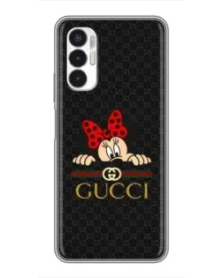 Чехол для TECNO POVA 3 (LF7n) с картинкой «Минни Маус Gucci — черный» Чехол для TECNO POVA 3 (LF7n) с картинкой «Минни Маус Gucci — черный»
