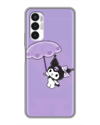 Чохол для TECNO POVA 3 (LF7n) з картинкою «Kuromi з парасолькою»