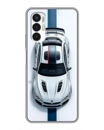 Чехол для TECNO POVA 3 (LF7n) с картинкой «Вид сверху — BMW M»