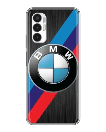 Чехол для TECNO POVA 3 (LF7n) с картинкой «BMW M-stripes стиль»