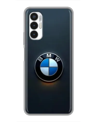 Чехол для TECNO POVA 3 (LF7n) с картинкой «Логотип BMW — минимализм»