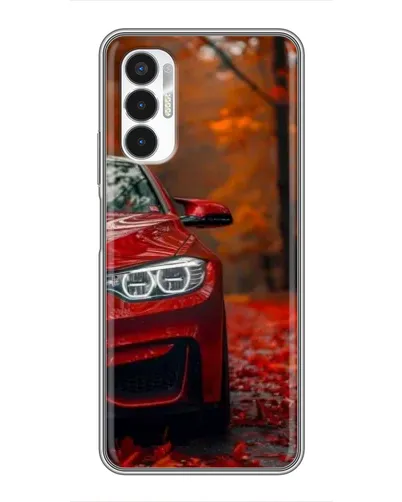 Чехол для TECNO POVA 3 (LF7n) с картинкой «Осенняя BMW M4»