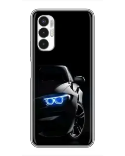 Чехол для TECNO POVA 3 (LF7n) с картинкой «BMW — ночной взгляд» Чехол для TECNO POVA 3 (LF7n) с картинкой «BMW — ночной взгляд»