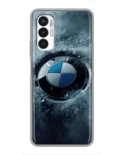 Чехол для TECNO POVA 3 (LF7n) с картинкой «Логотип BMW — лед» Чехол для TECNO POVA 3 (LF7n) с картинкой «Логотип BMW — лед»