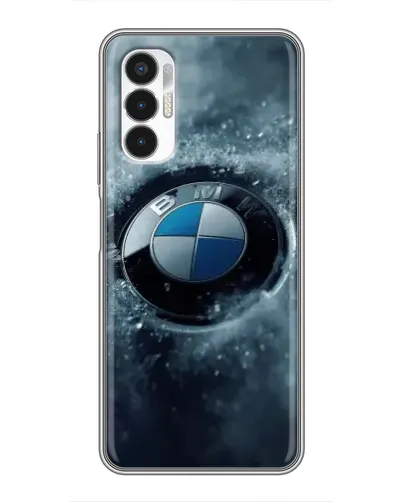 Чехол для TECNO POVA 3 (LF7n) с картинкой «Логотип BMW — лед» Чехол для TECNO POVA 3 (LF7n) с картинкой «Логотип BMW — лед»