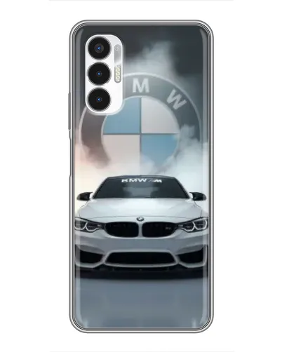 Чехол для TECNO POVA 3 (LF7n) с картинкой «BMW в белом дыму» Чехол для TECNO POVA 3 (LF7n) с картинкой «BMW в белом дыму»