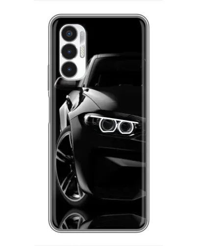 Чехол для TECNO POVA 3 (LF7n) с картинкой «Черная BMW — профиль» Чехол для TECNO POVA 3 (LF7n) с картинкой «Черная BMW — профиль»