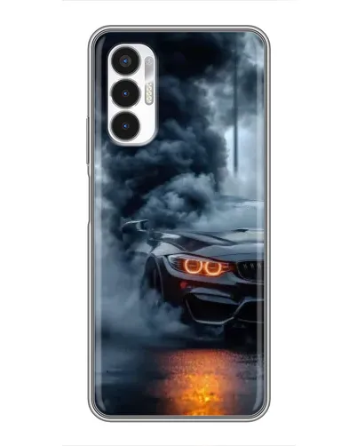 Чехол для TECNO POVA 3 (LF7n) с картинкой «BMW M-Power — абстракция» Чехол для TECNO POVA 3 (LF7n) с картинкой «BMW M-Power — абстракция»