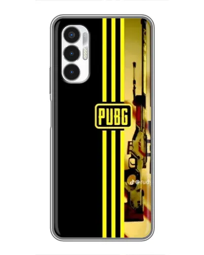 Чехол для TECNO POVA 3 (LF7n) с картинкой «PUBG — камуфляжный шлем»